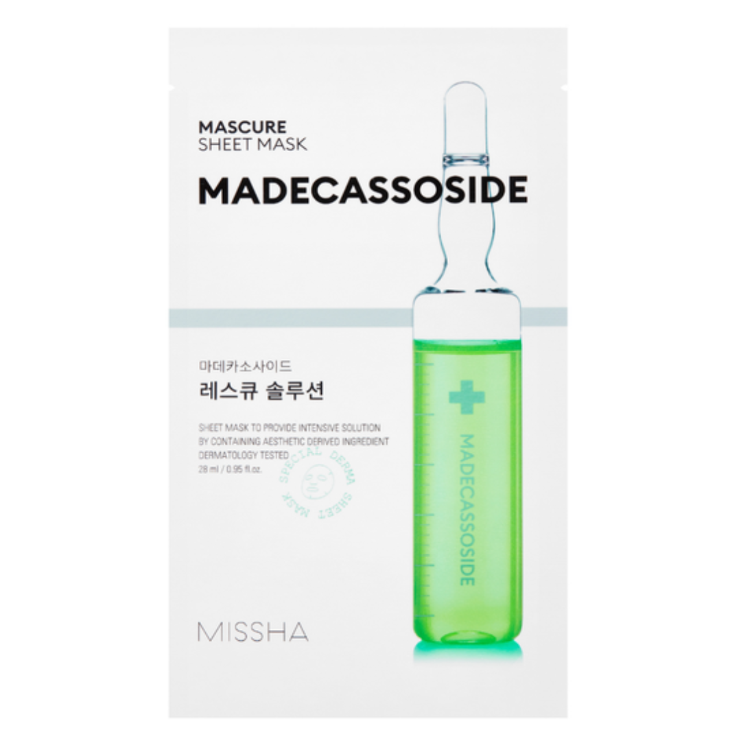 Mascure Rescue Solution Sheet Mask (Madecassoside)