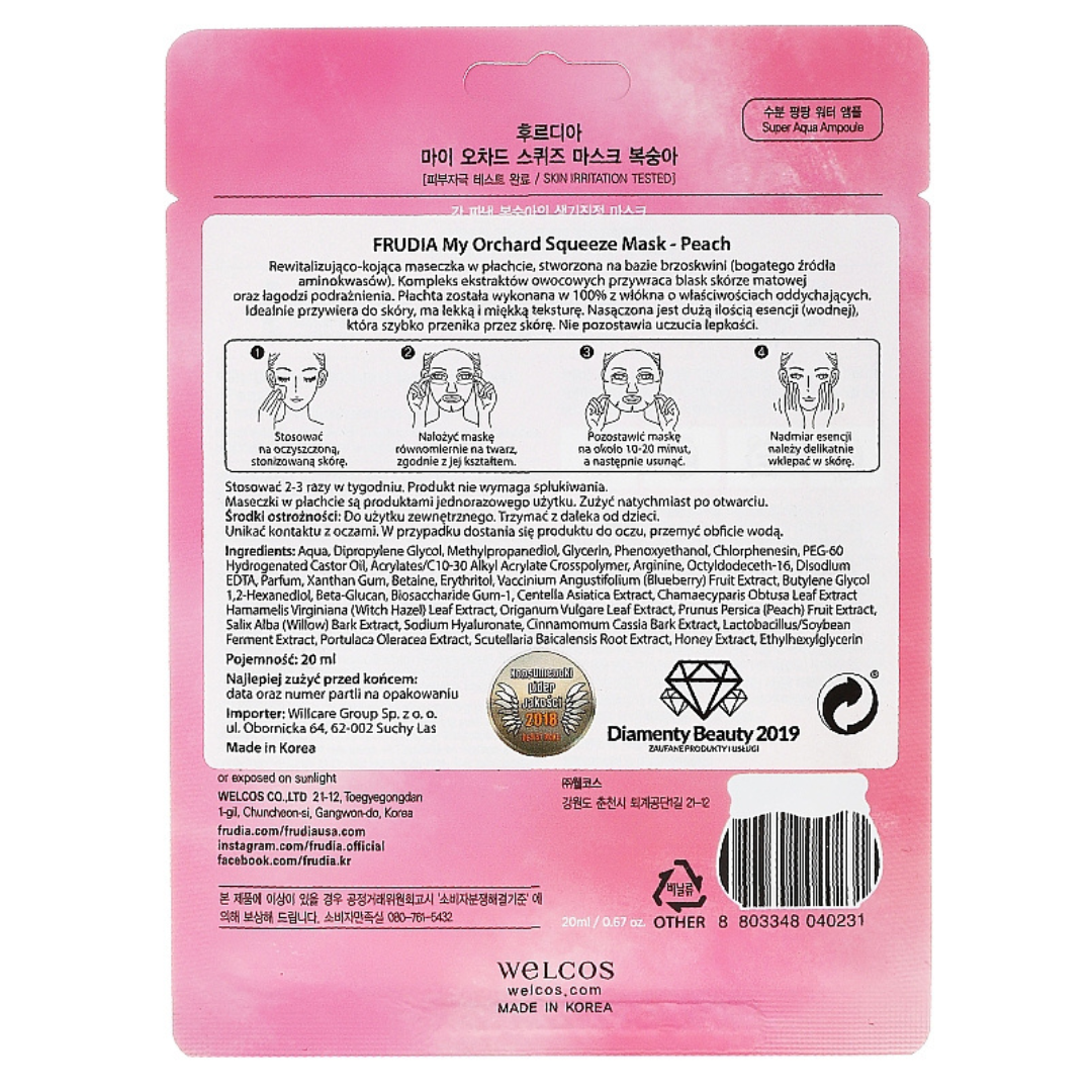 My Orchard Squeeze Mask (Peach)