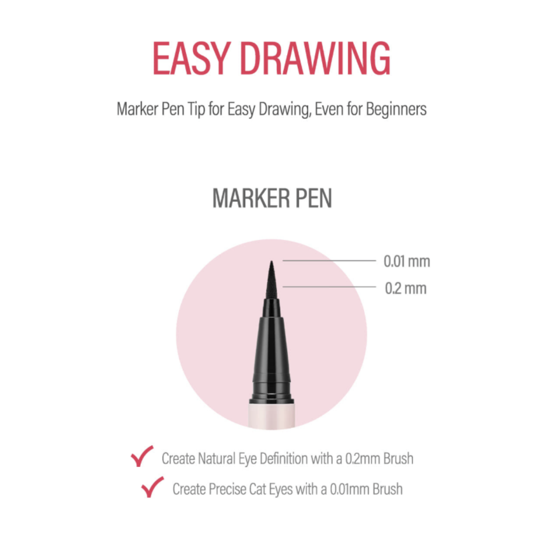 Black Hole Lasting Waterproof Eyeliner – Dlouhotrvající voděodolné oční linky