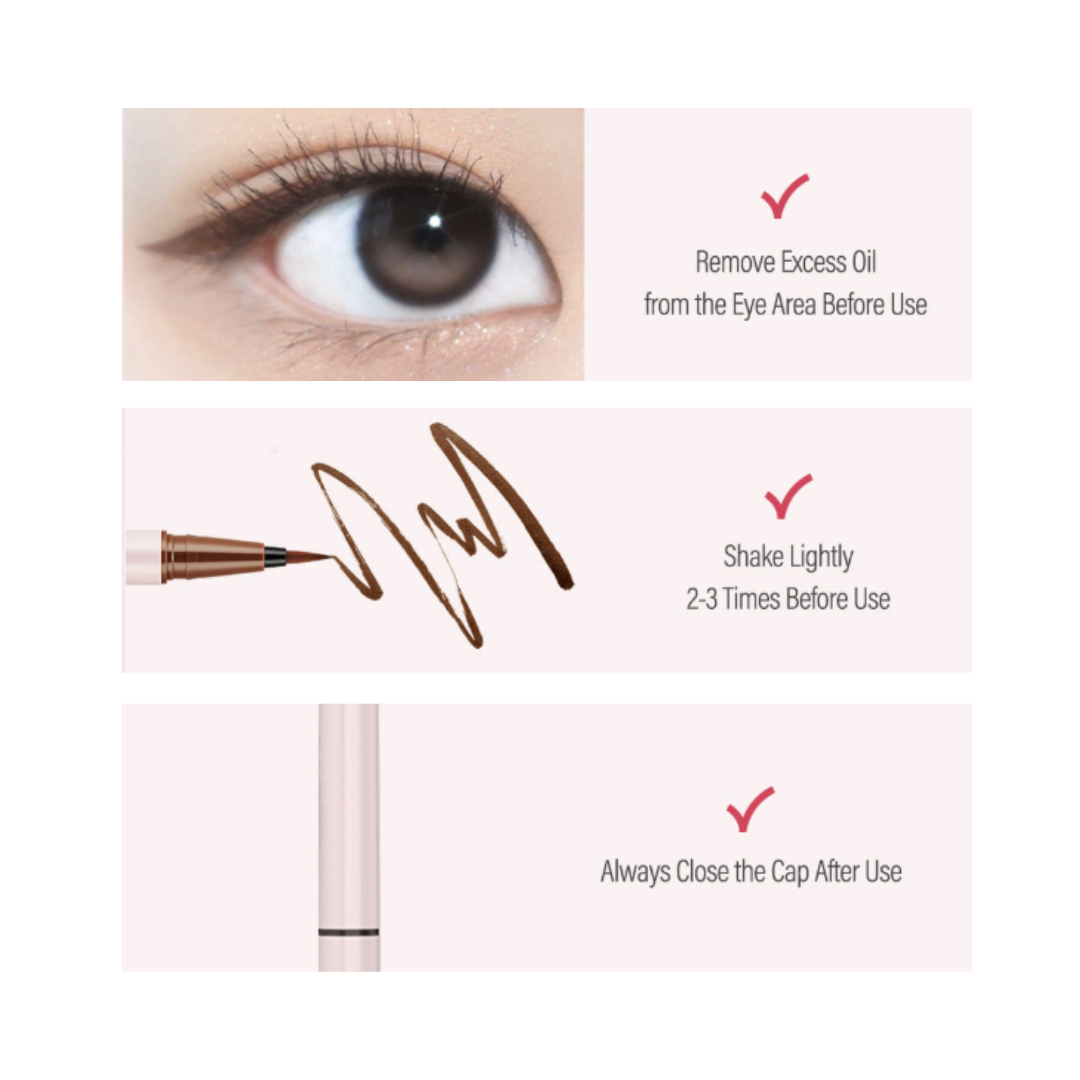 Black Hole Lasting Waterproof Eyeliner – Dlouhotrvající voděodolné oční linky