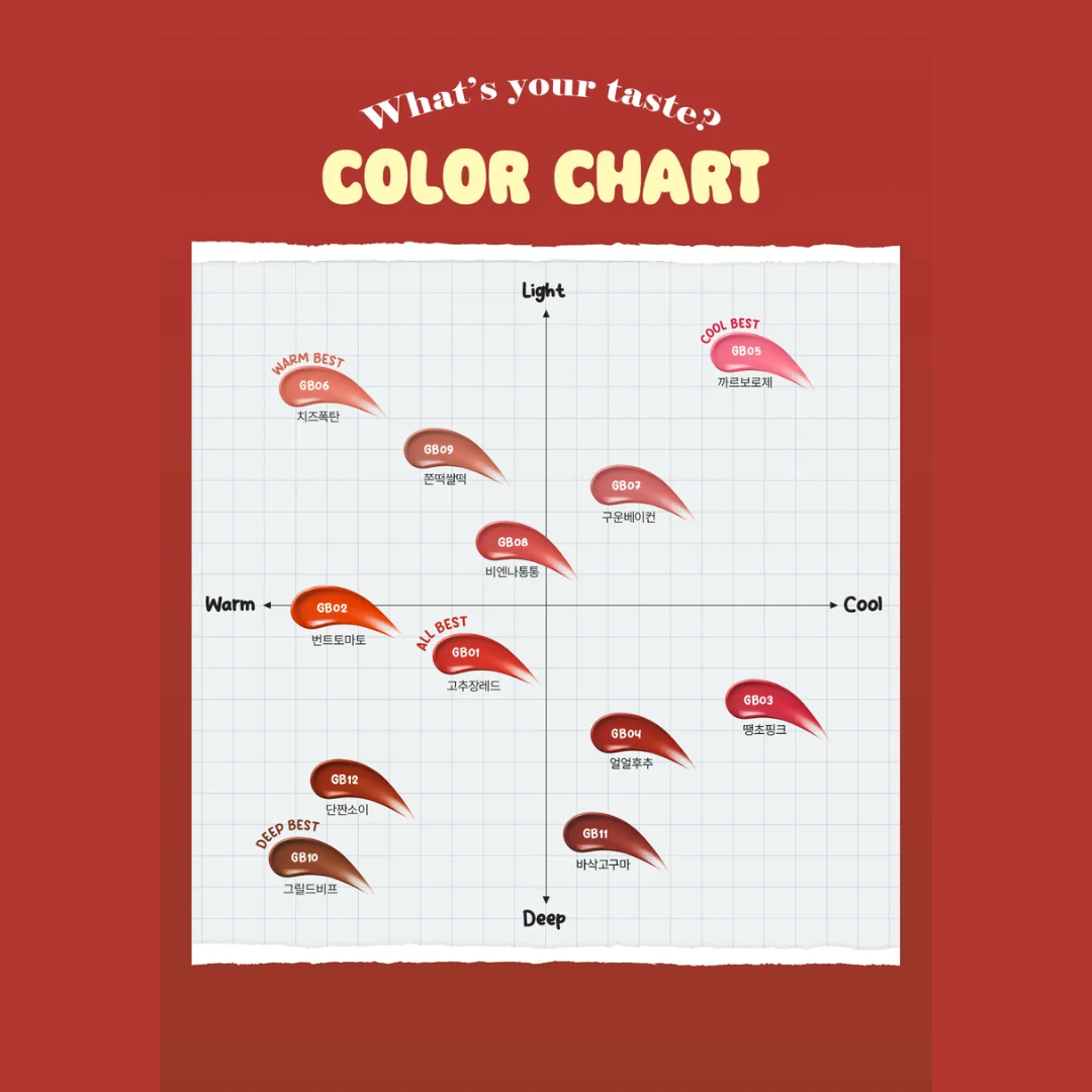 Glow Bokki Tint – Bokki rozjasňující tint na rty