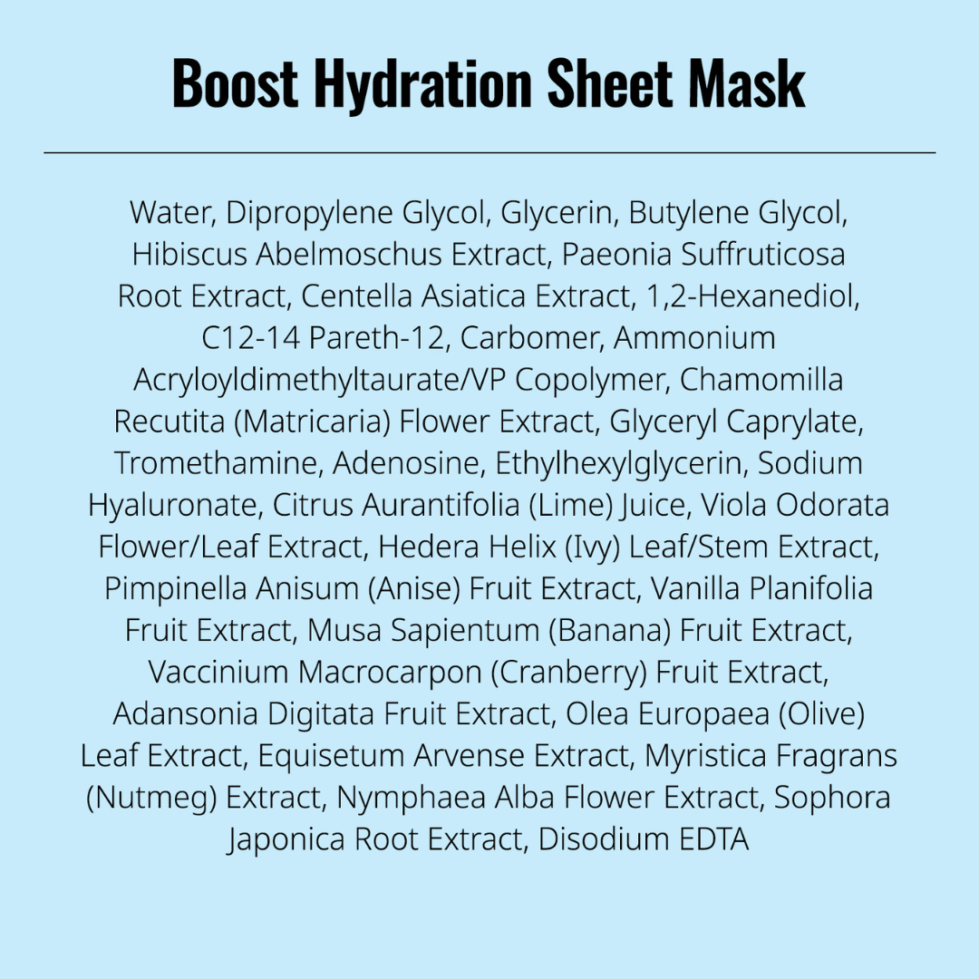 Rescue boost hydration mask