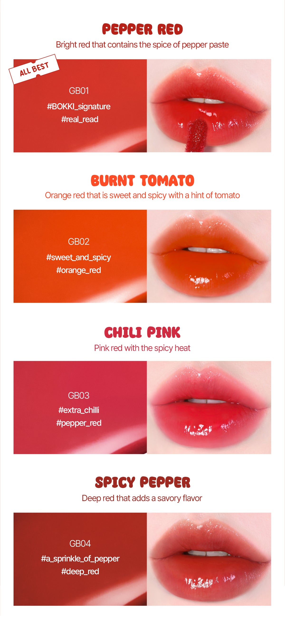 Glow Bokki Tint – Bokki rozjasňující tint na rty