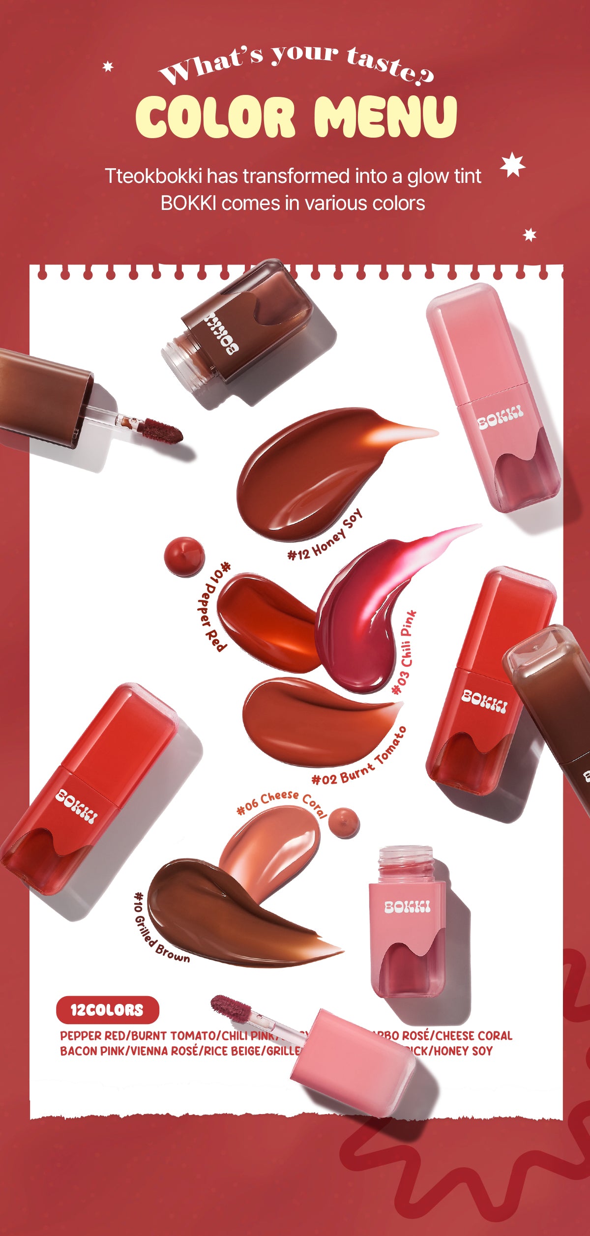 Glow Bokki Tint – Bokki rozjasňující tint na rty