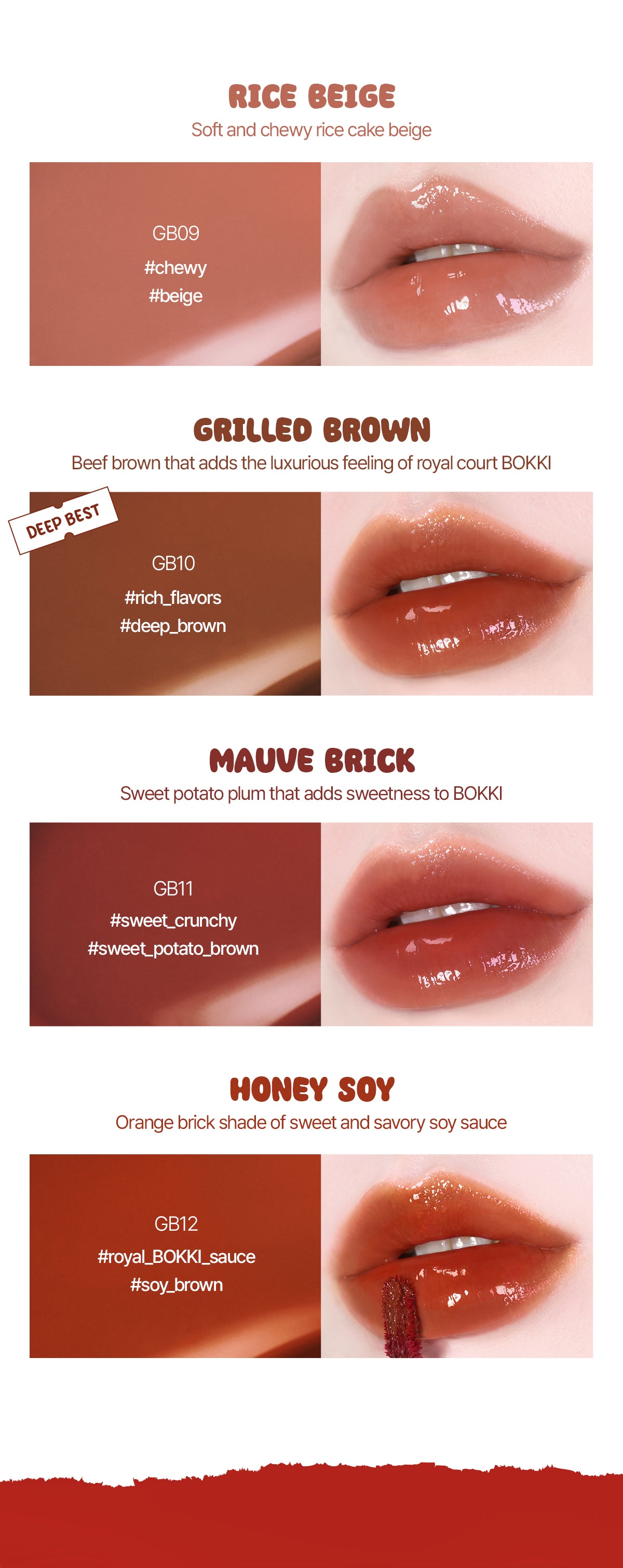 Glow Bokki Tint – Bokki rozjasňující tint na rty