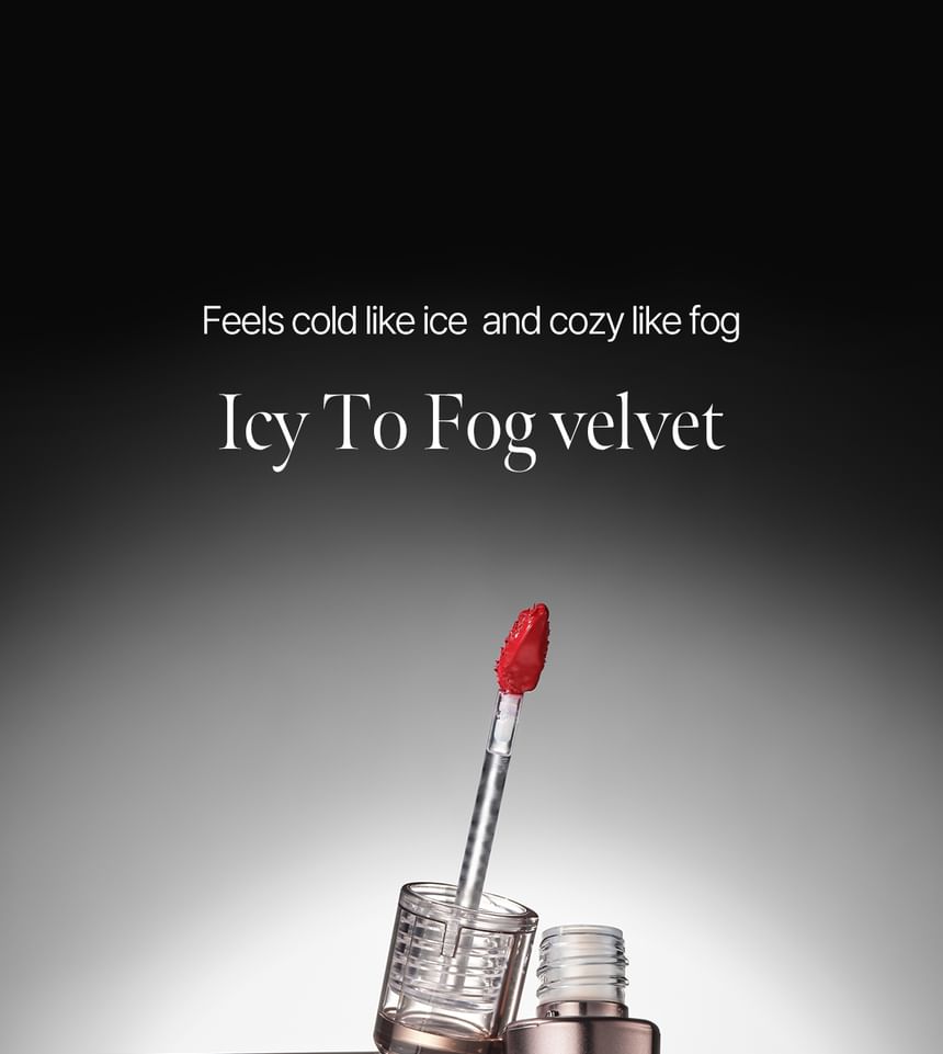 ICY TO FOG VELVET – Sametový tint na rty s rozostřujícím efektem