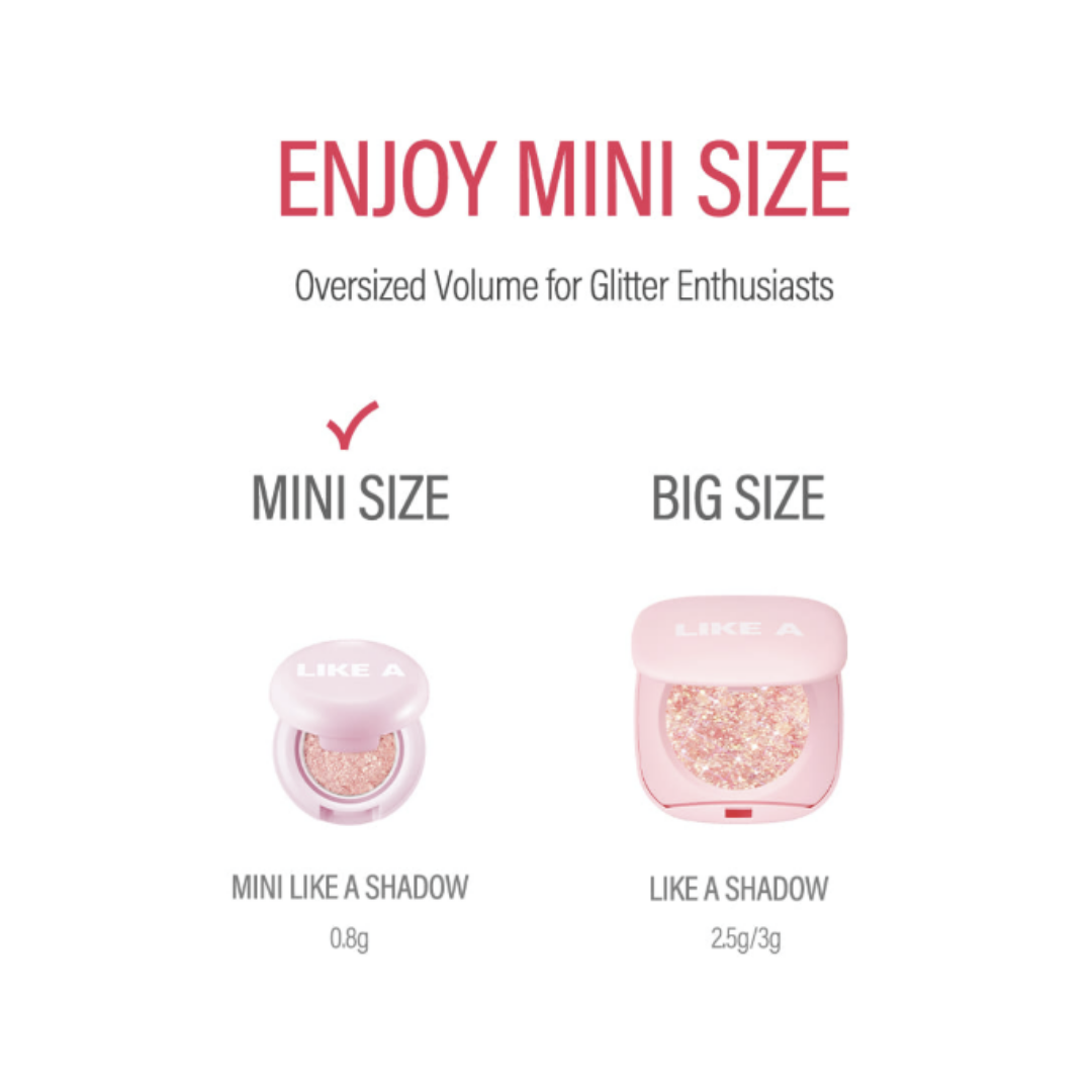 MINI LIKE A SHADOW – Třpytivé mini stíny s vysokou pigmentací