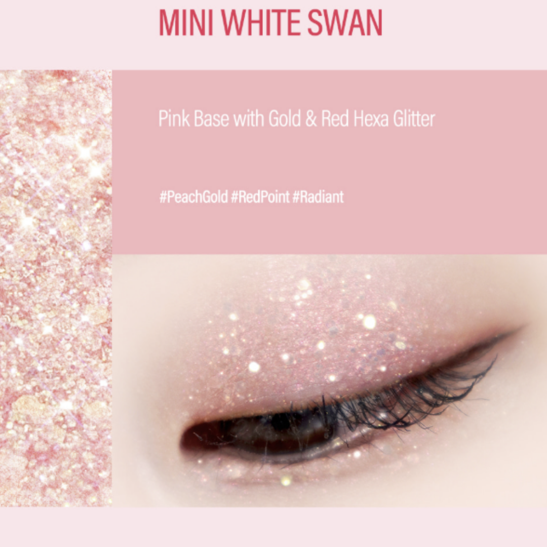 MINI LIKE A SHADOW – Třpytivé mini stíny s vysokou pigmentací