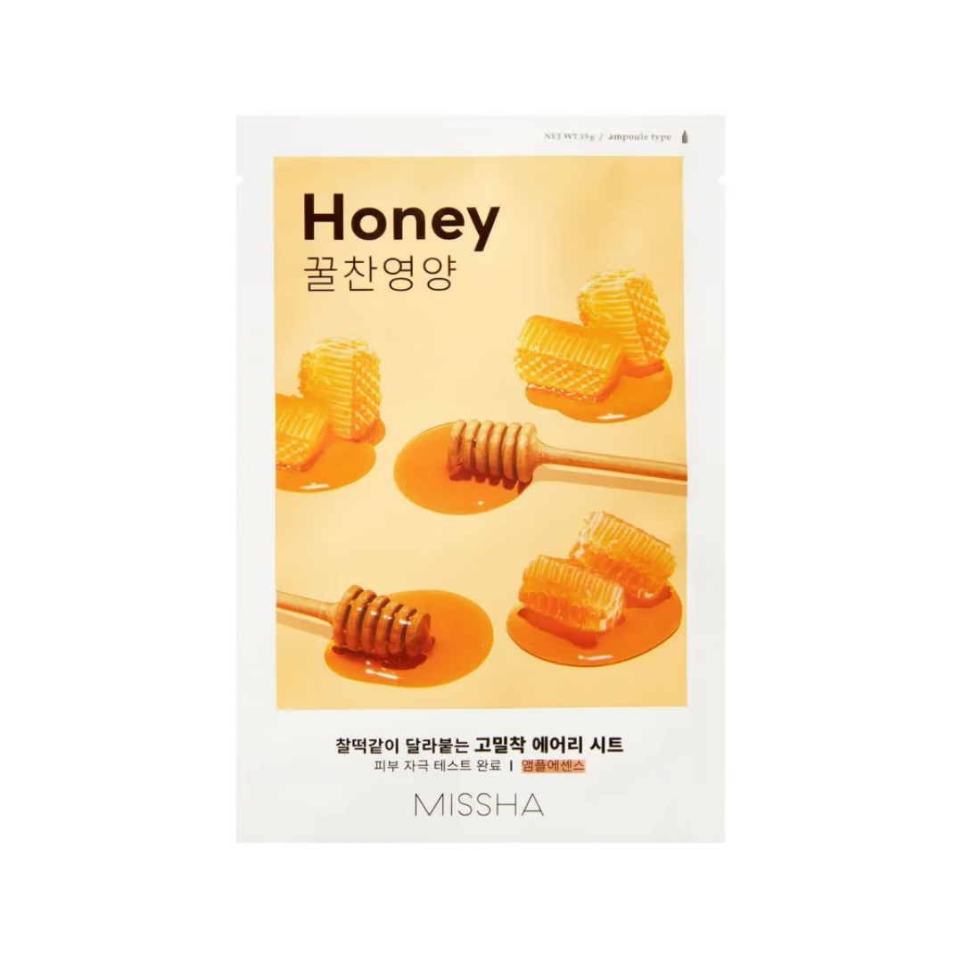 Airy Fit Sheet Mask (Honey) – Plátýnková maska s medem