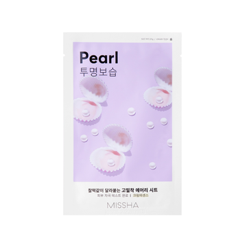 Airy Fit Sheet Mask (Pearl) – Plátýnková maska s perlovým extraktem
