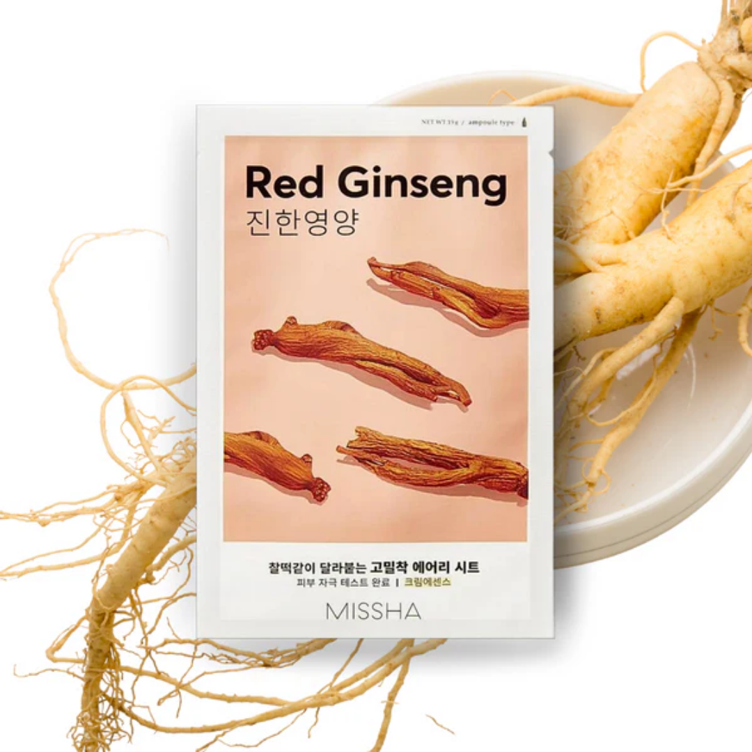 Airy Fit Sheet Mask (Red Ginseng) – Plátýnková maska s červeným ženšenem