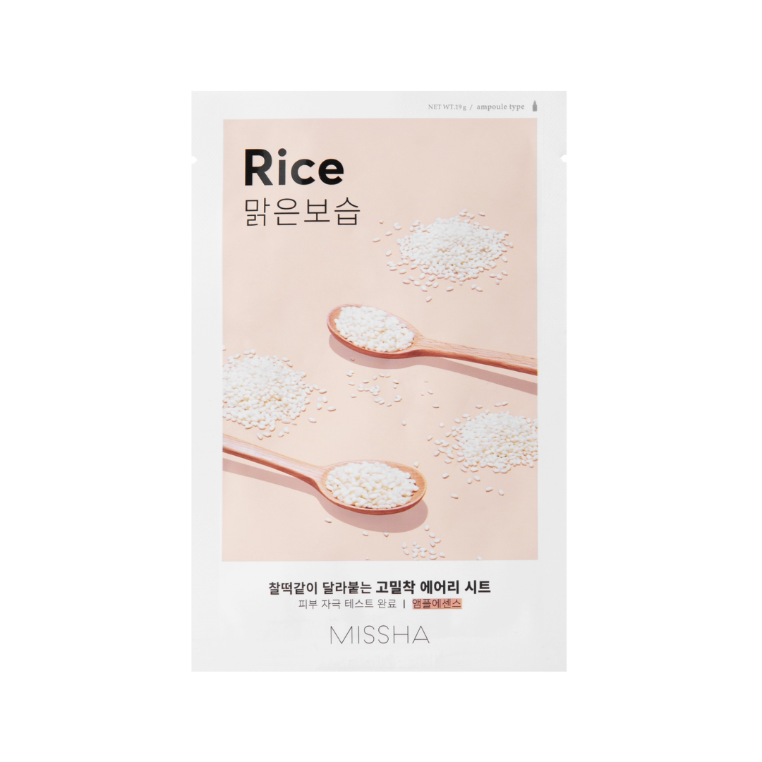 Airy Fit Sheet Mask (Rice) – Plátýnková maska s rýžovým extraktem
