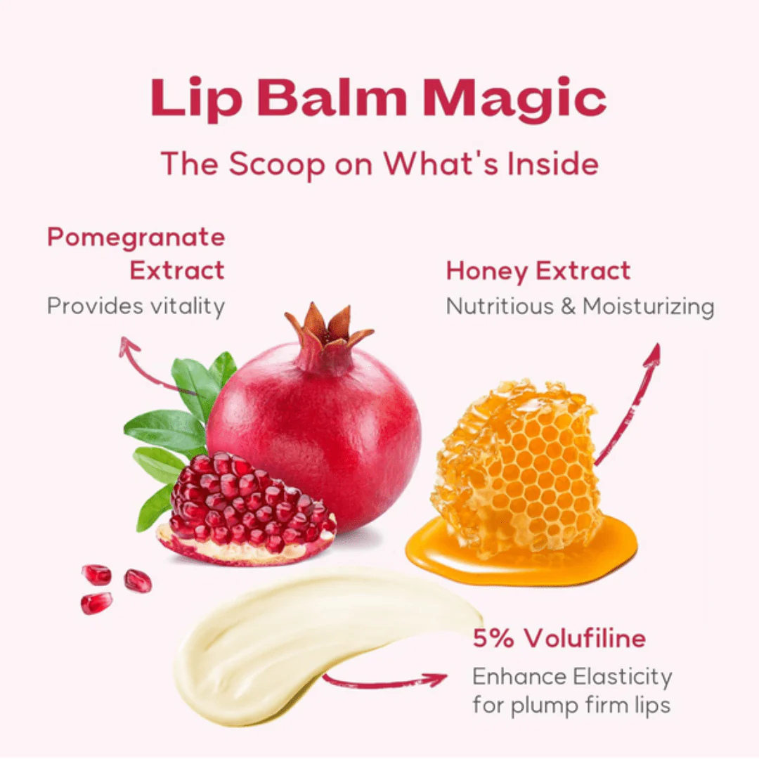 Pomegranate Honey 3in1 Lip Balm – Balzám na rty pro výživu a hydrataci
