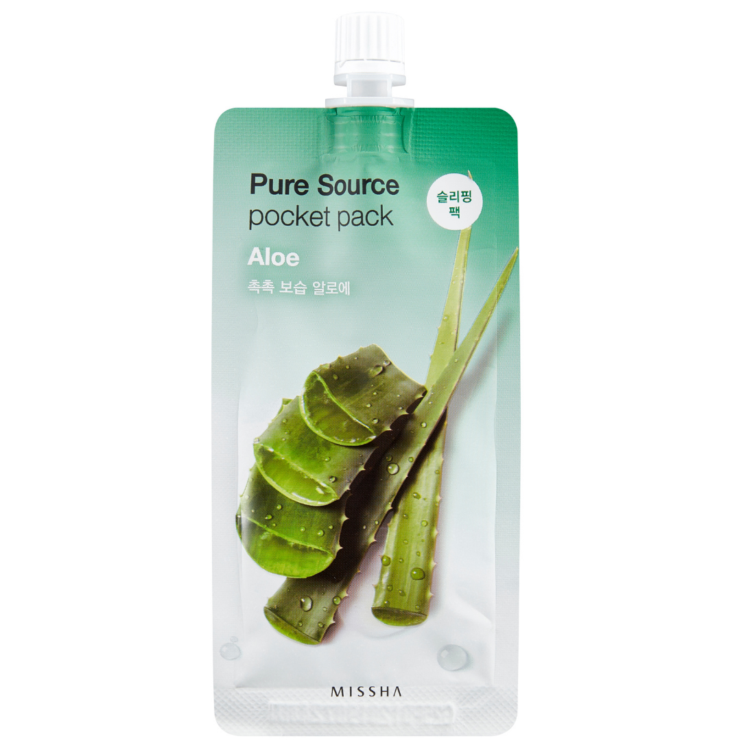 Pure Source Pocket Pack (Aloe) – Noční hydratační maska s aloe extraktem
