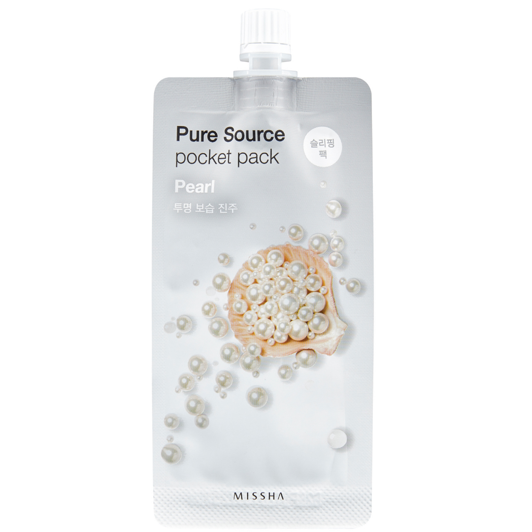 Pure Source Pocket Pack (Pearl) – Noční hydratační maska s perlovým extraktem