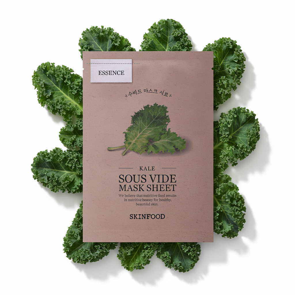 Kale Sous Vide Mask Sheet